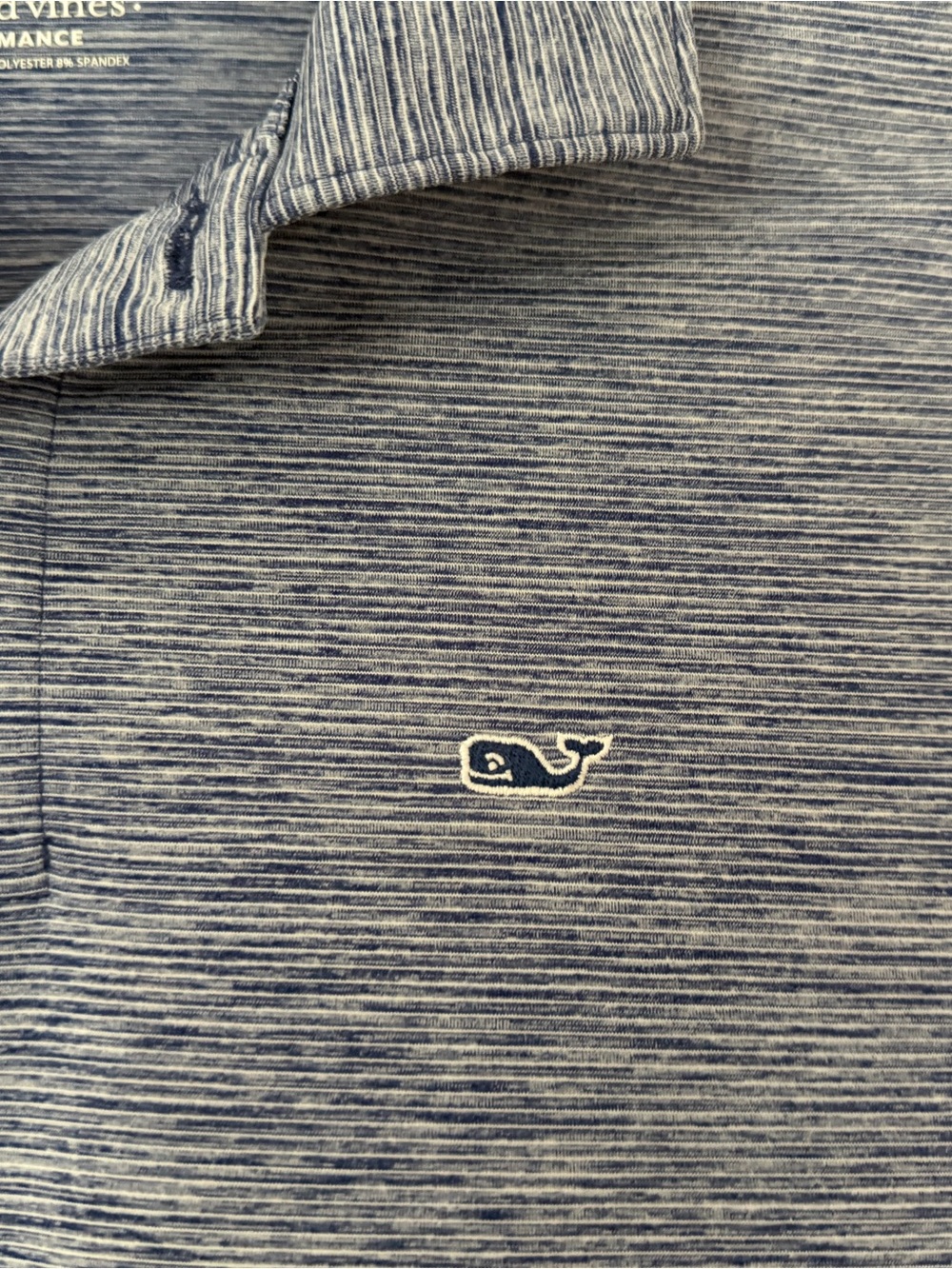 Vineyard Vines Blue and White Striped Kids Polo